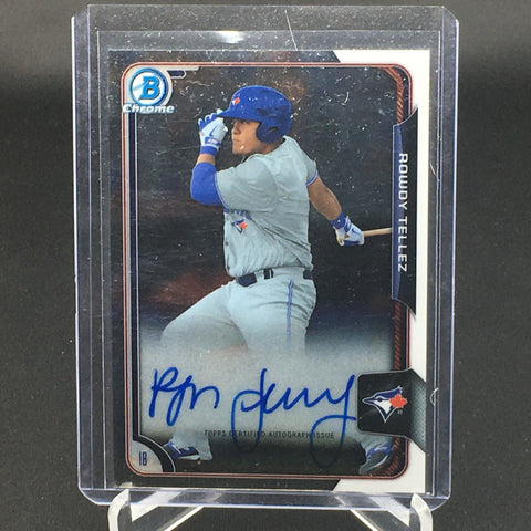 2015 TOPPS BOWMAN CHROME - R. TELLEZ - #BCAP-RT - AUTOGRAPH