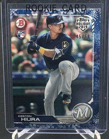 2019 TOPPS BOWMAN - HOLIDAY - K. HIURA - #TH-KH - #'D/50 - RC
