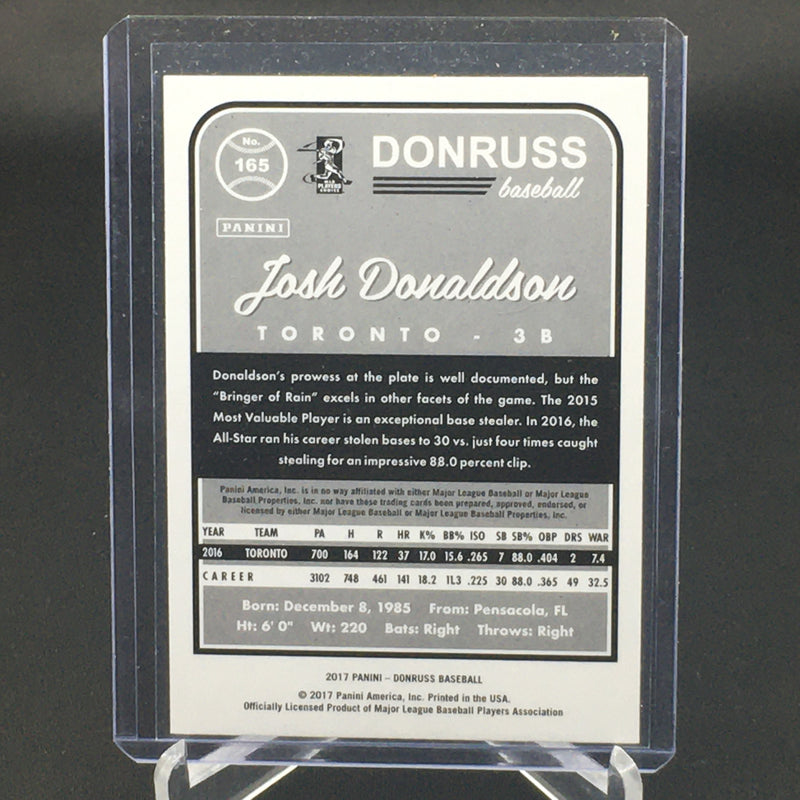 2017 PANINI DONRUSS - BRINGER OF RAIN - J. DONALDSON -