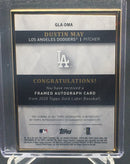 2020 TOPPS GOLD LABEL - D. MAY -