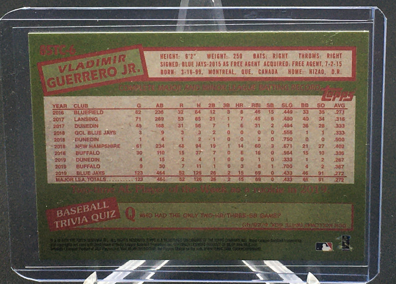 2020 TOPPS -  35TH ANNIVERSARY - V. GUERRERO JR. -