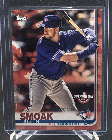 2019 TOPPS - 2019 OPENING DAY MAPLE LEAF CANADIA - J. SMOAK - #129