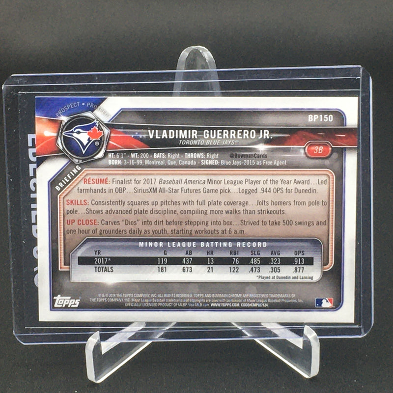 2018 TOPPS BOWMAN - V. GUERRERO JR. -