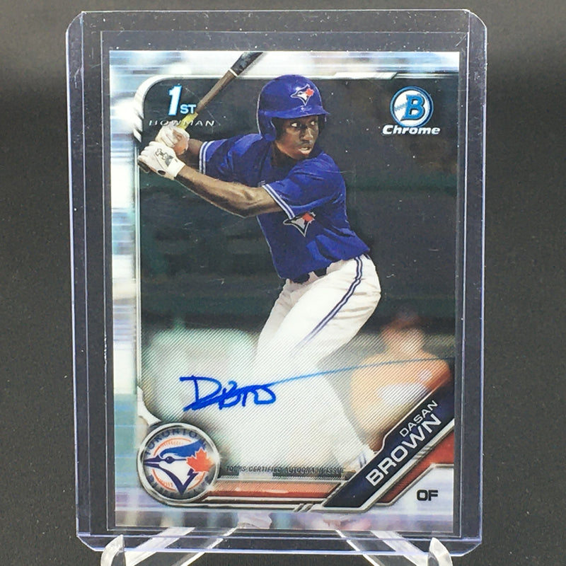 2019 TOPPS BOWMAN CHROME  - 1ST BOWMAN - D. BROWN -