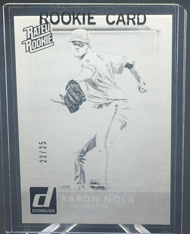 2016 PANINI DONRUSS - RATED ROOKIE - A. NOLA - #37 - #'D/25 - RC