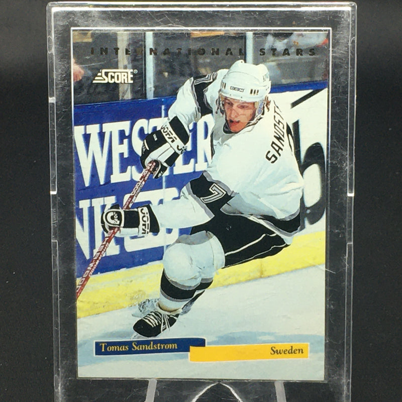 1993 SCORE - INTERNATIONAL STARS - T. SANDSTROM -