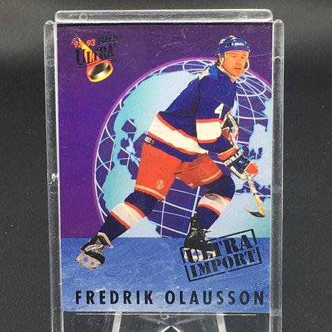 1993 FLEER ULTRA - ULTRA IMPORT - F. OLAUSSON - #18 OF 25