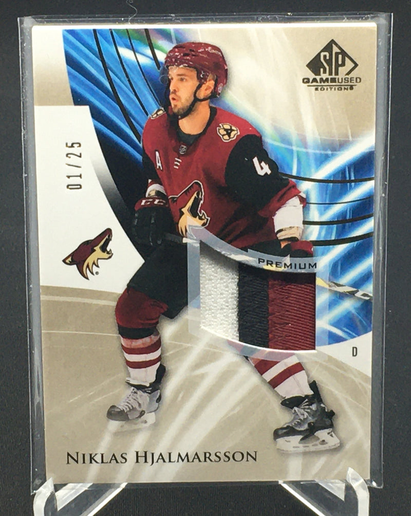 2020 UPPER DECK SP GAME USED - N. HJALMARSSON - #9 - #'D/25 - PATCH