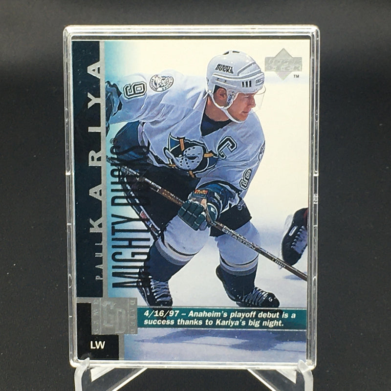 1998 UPPER DECK - GAME DATED - P. KARIYA -