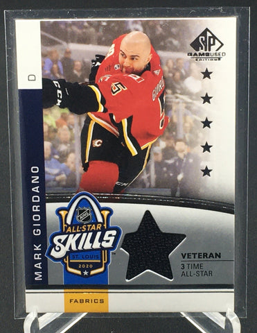 2020 UPPER DECK SP GAME USED - ALL STAR SKILLS - M. GIORDANO - #ASV-MG - JERSEY