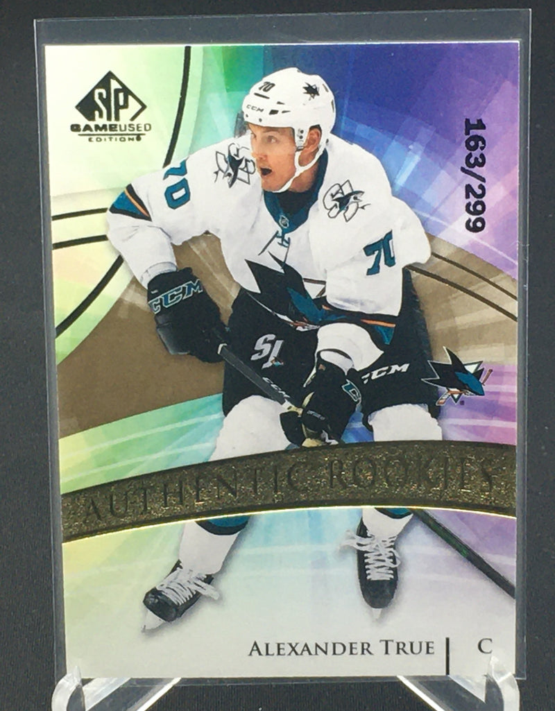 2020 UPPER DECK GAME USED - SP AUTHENTIC ROOKIES - #148 - #'D/299 - A. TRUE