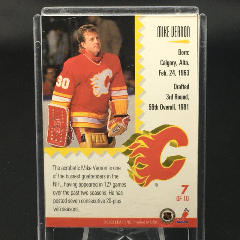 1993 LEAF - PAINTED WARRIORS - M. VERNON -