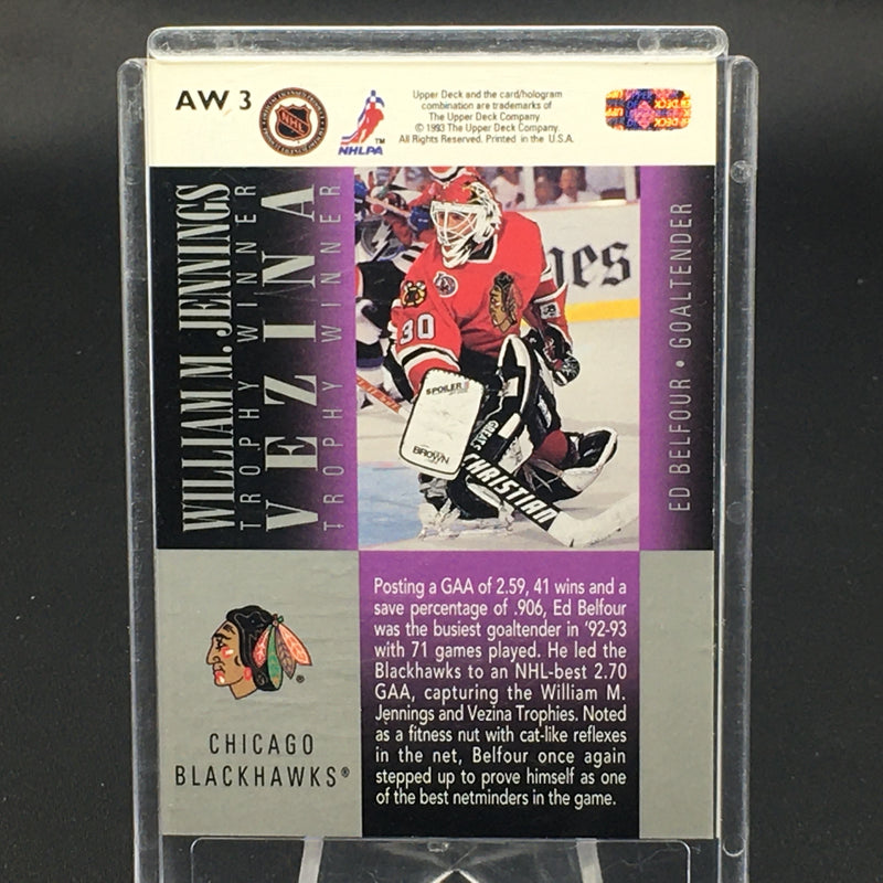 1993 UPPER DECK - AWARD WINNERS - E. BELFOUR -