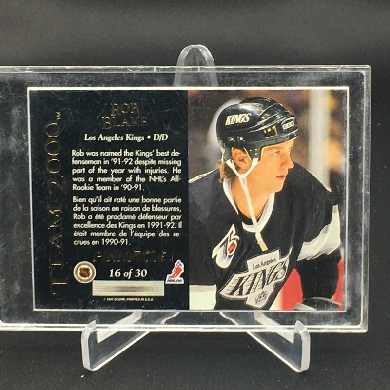 1992 SCORE PINNACLE - TEAM 2000 - R. BLAKE -