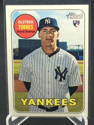 2018 TOPPS HERITAGE - G. TORRES - #603 - RC