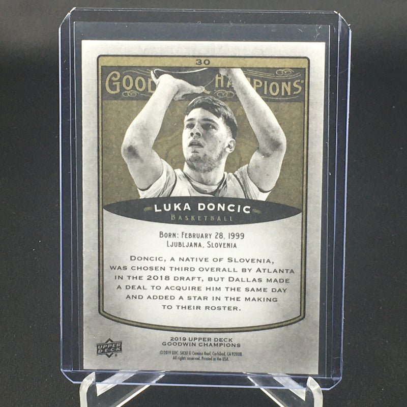 2019 UPPER DECK GOODWIN CHAMPIONS - L. DONCIC -