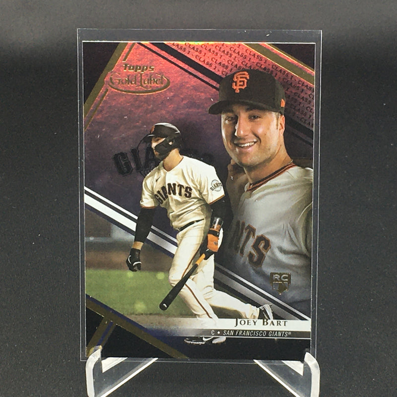 2021 TOPPS GOLD LABEL - BLACK - J. BART -