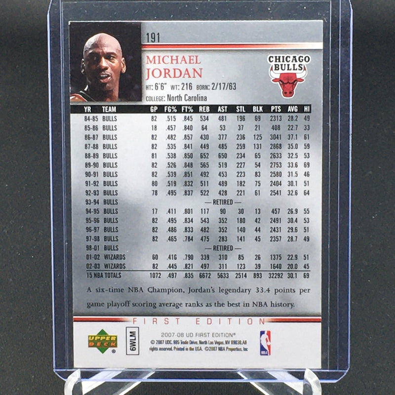 2007 UPPER DECK - FIRST EDITION - M. JORDAN -