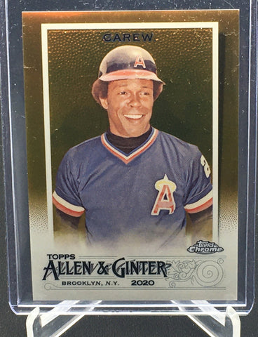 2020 TOPPS CHROME - ALLEN & GINTER - GOLD - R. CAREW - #10 - #'D/50