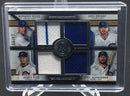 2020 TOPPS MUSEUM COLLECTION - PRIMARY PIECES QUAD RELICS - #FPR- RBBS - #'D/99 - A. RIZZO/ J. BAEZ / K. SCHWARBER / K. BRYANT - QUAD JERSEYS