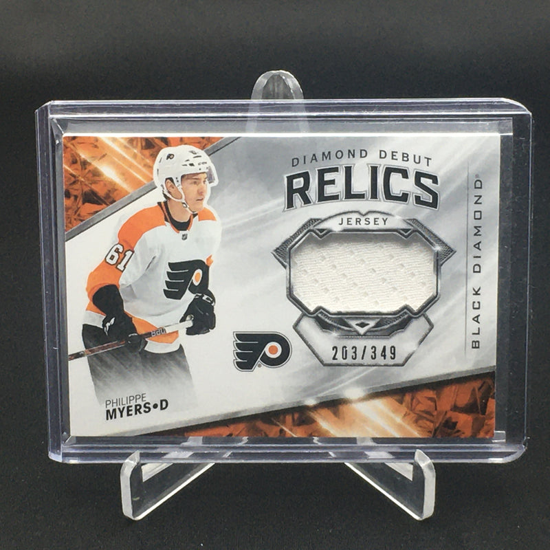2019 UPPER DECK BLACK DIAMOND - DIAMOND DEBUT RELICS - P. MYERS - #DD-PM - #'D/349 - RELIC
