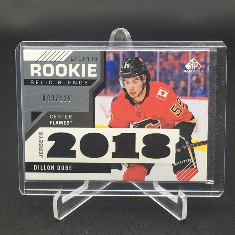 2018 UPPER DECK SP GAME USED - ROOKIE RELIC BLENDS - D. DUBE - #RRB-DD - #'D/125 - RELIC - RC