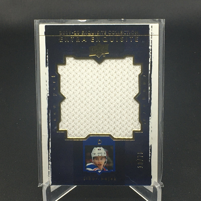 2019 UPPER DECK EXQUISITE COLLECTION - EXTRA EXQUISITE - L. HAJEK - #03X-LH - #'D/75 - JUMBO RELIC