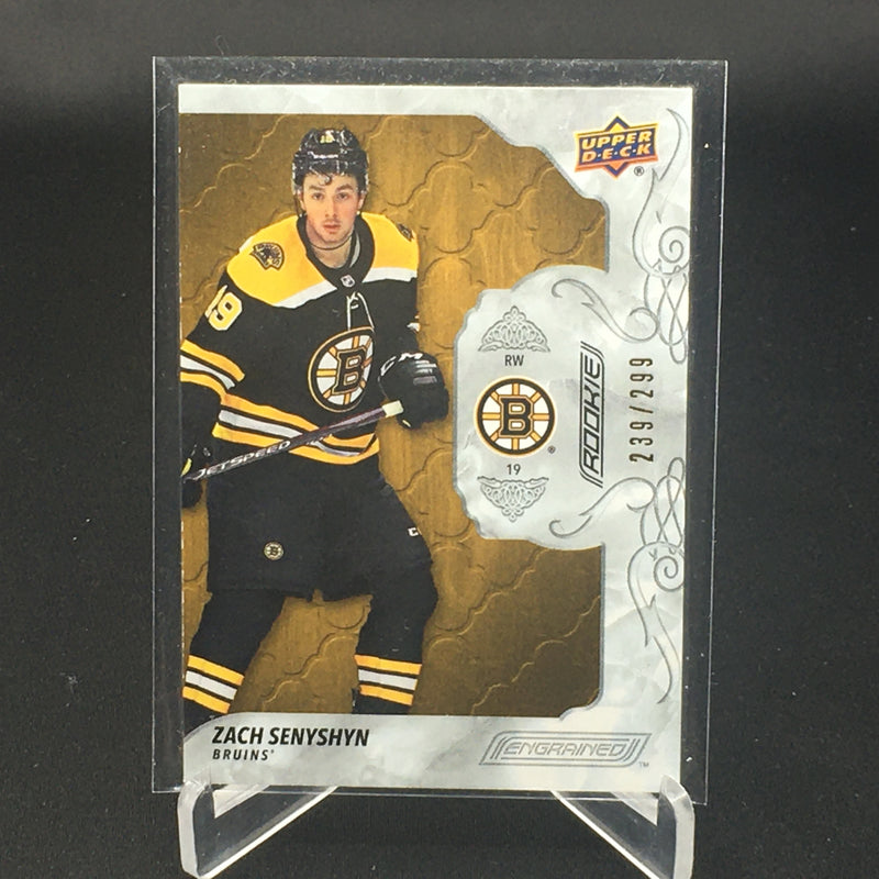 2019 UPPER DECK ENGRAINED - Z. SENYSHYN - #84 - #'D/299 - RC