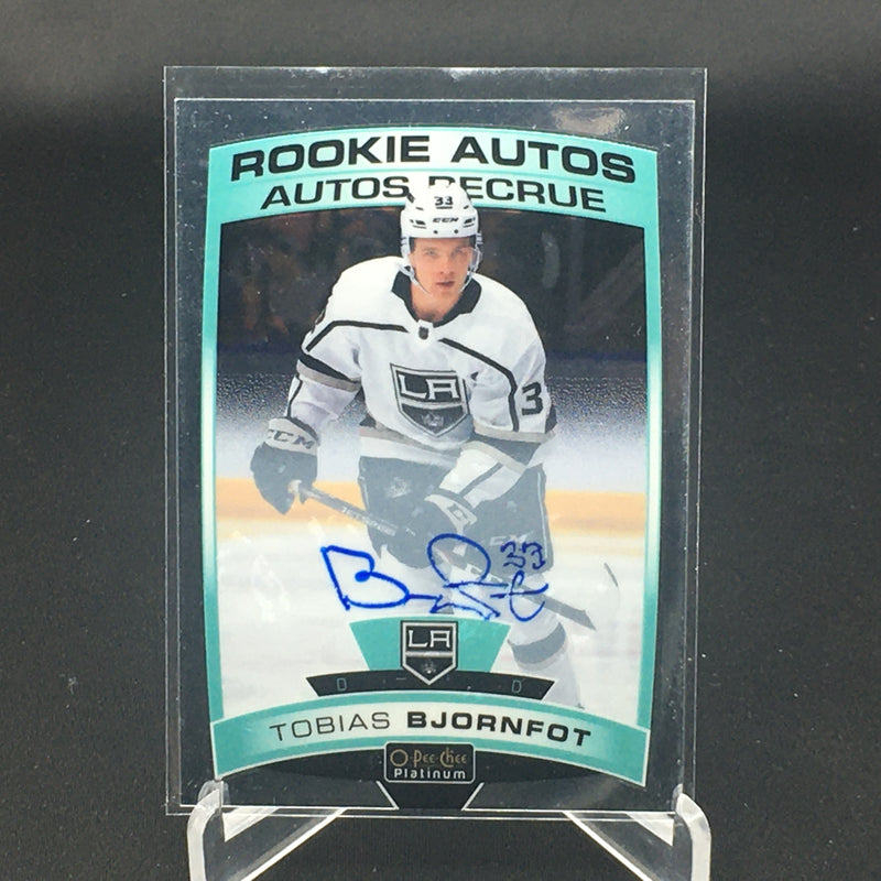 2019 UPPER DECK O-PEE-CHEE PLATINUM - ROOKIE AUTOS - T. BJORNFOT -