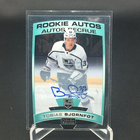 2019 UPPER DECK O-PEE-CHEE PLATINUM - ROOKIE AUTOS - T. BJORNFOT - #R-BJ - AUTOGRAPH - RC