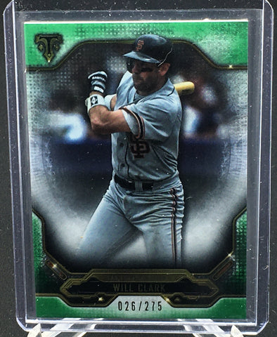 2020 TOPPS TRIPLE THREADS - W. CLARK - #79 - #'D/275 - GREEN