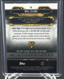 2020 TOPPS TRIPLE THREADS - W. CLARK - #79 - #'D/275 - GREEN