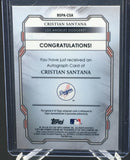 2019 TOPPS BOWMAN STERLING - C. SANTANA -