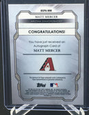 2019 TOPPS BOWMAN STERLING - M. MERCER -