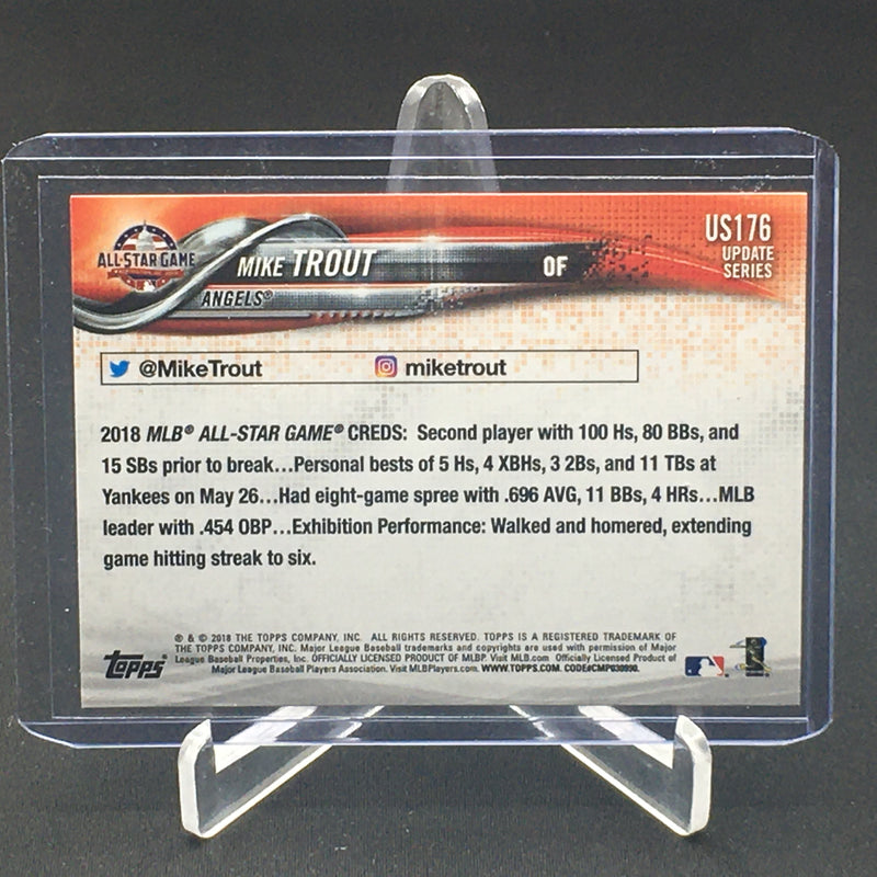 2018 TOPPS UPDATE SERIES - ALL STAR GAME - M. TROUT -