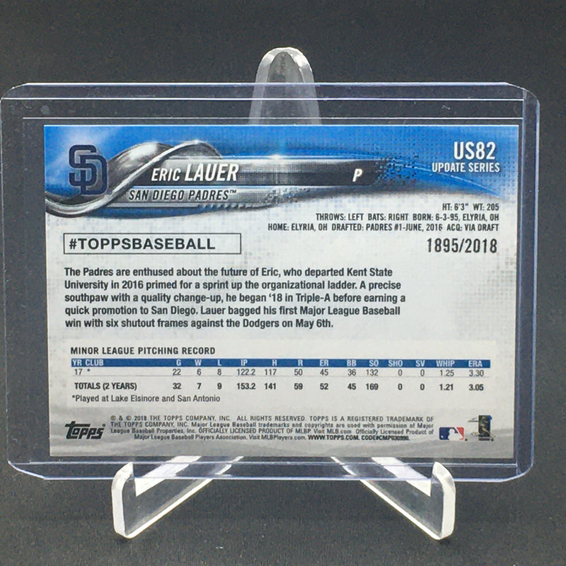 2018 TOPPS UPDATE SERIES - E. LAUER -