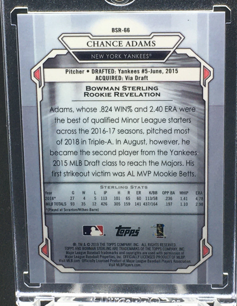 2019 TOPPS BOWMAN STERLING - C. ADAMS - #BSR-66 - #'D/50 - GOLD