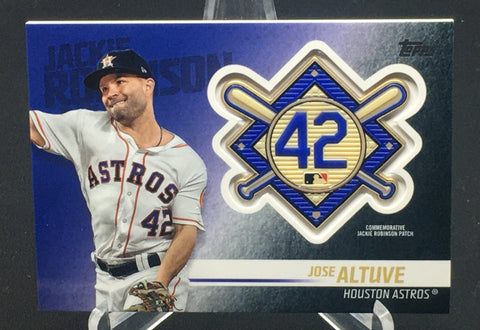 2018 TOPPS UPDATE - JACKIE ROBINSON DAY - J. ALTUVE - #JRP-JA - COMMEMORATIVE PATCH
