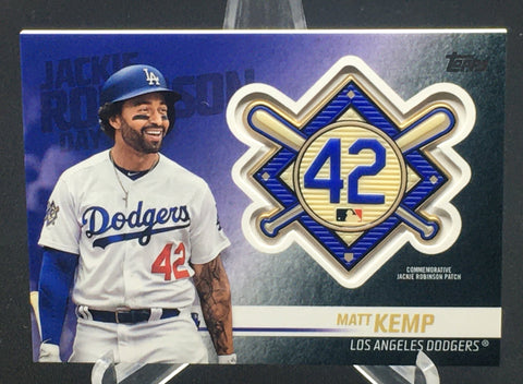 2018 TOPPS UPDATE - JACKIE ROBINSON DAY - M. KEMP - #JRP-MK - COMMEMORATIVE PATCH