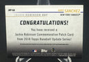 2018 TOPPS UPDATE - JACKIE ROBINSON DAY - G. SANCHEZ -