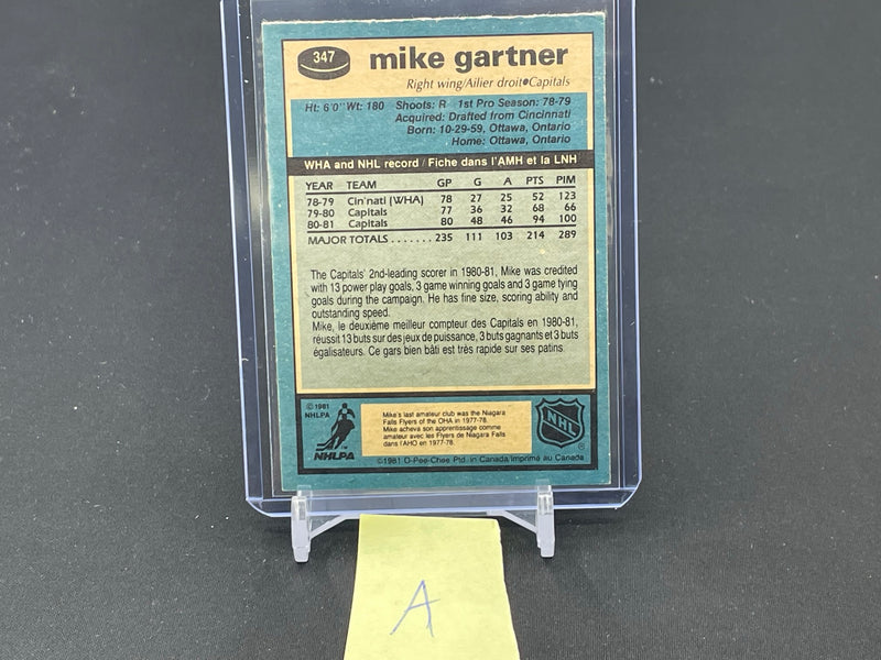 1981 O-PEE-CHEE - M. GARTNER -