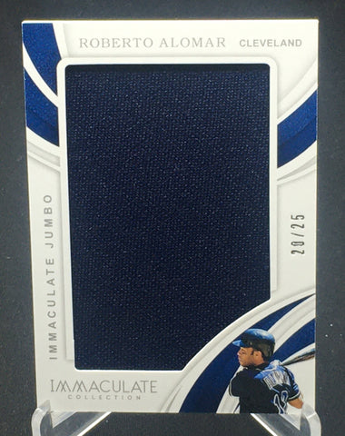 2019 PANINI IMMACULATE COLLECTION - JUMBO - R. ALOMAR - #IJ-RA - #'D/25 - JERSEY