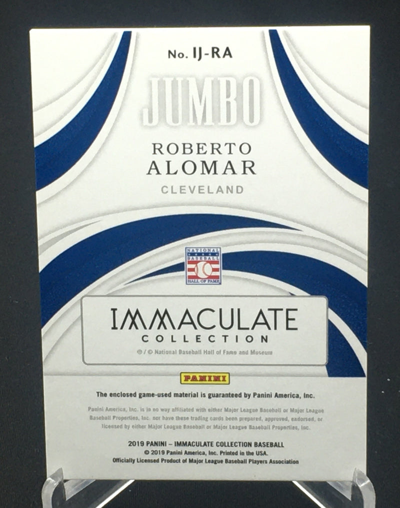 2019 PANINI IMMACULATE COLLECTION - JUMBO - R. ALOMAR - #IJ-RA - #'D/25 - JERSEY