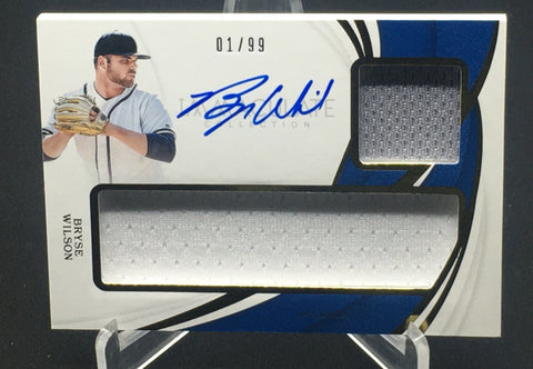 2019 PANINI IMMACULATE COLLECTION - B. WILSON - #D-BW - #'D/99 - AUTOGRAPH- DUAL JERSEY