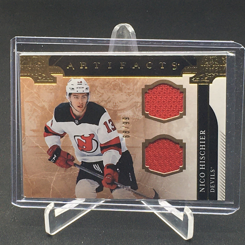 2019 UPPER DECK ARTIFACTS - N. HISCHIER - #125 - #'D/99 - DUAL RELIC