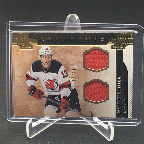 2019 UPPER DECK ARTIFACTS - N. HISCHIER - #125 - #'D/99 - DUAL RELIC