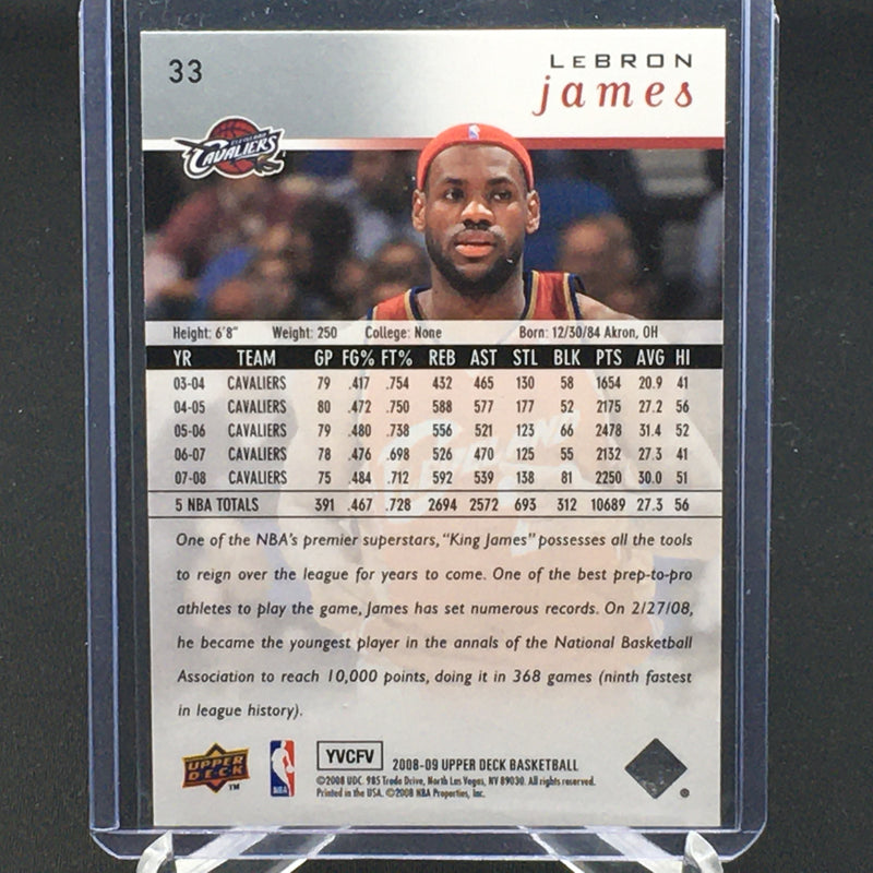 2008 UPPER DECK - L. JAMES -