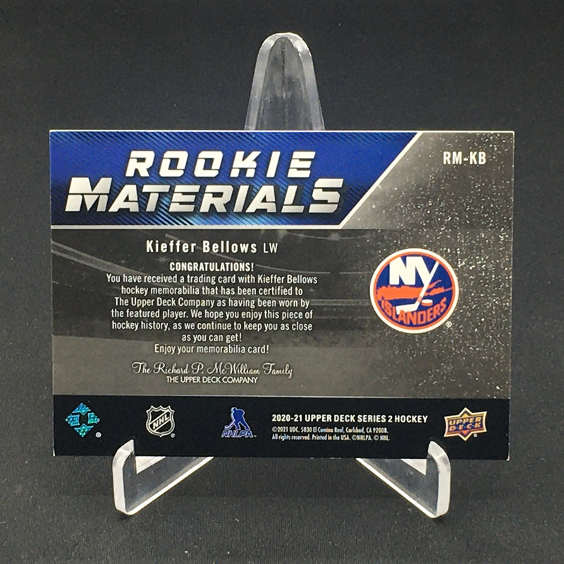 2020 UPPER DECK SERIES TWO - ROOKIE MATERIALS - K. BELLOWS -