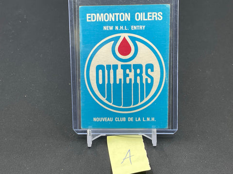 1979 O-PEE-CHEE - EDMONTON OILERS CHECKLIST - #82