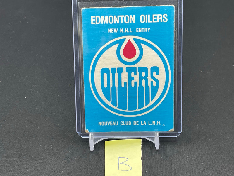 1979 O-PEE-CHEE - EDMONTON OILERS CHECKLIST -